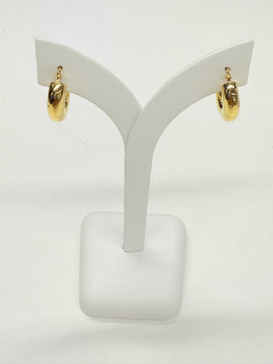 Boucles d'oreille Créoles en Or jaune 18K