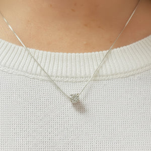 Collier Princesse en Or Blanc 18k - 1.38 G