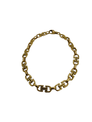 Bracelet Maillon Marine en Or Jaune 18K 13.81 Grs