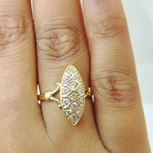 Bagues en Or Jaune 18 K Taille 52 - 3.16 G