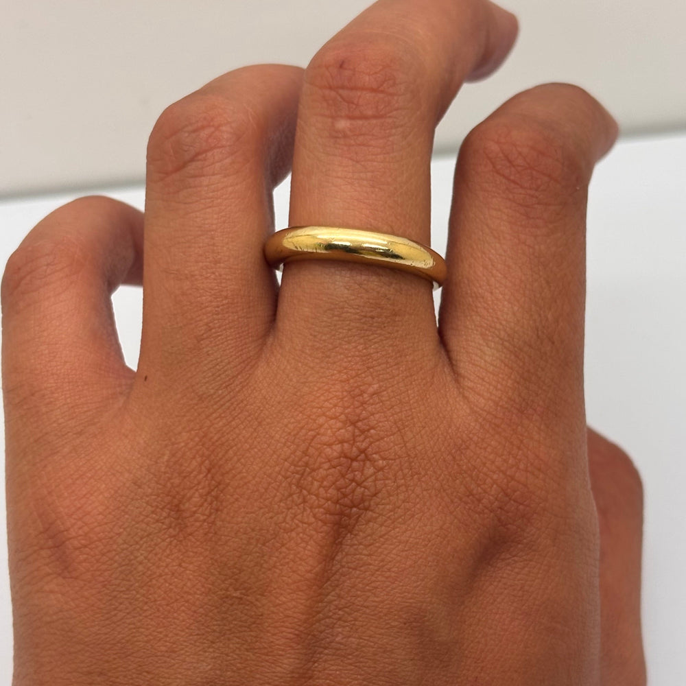 Bague en Or jaune 18K - Taille 62