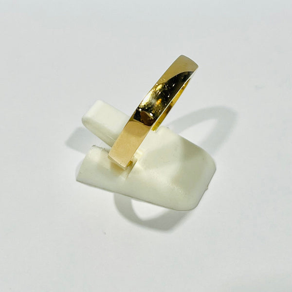 Bague Chevalière en Or Jaune 18K