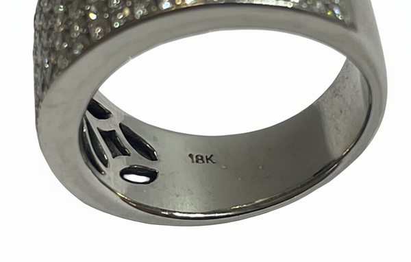 Bague en Or Blanc 18K -  9.41 G