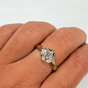 Bague en Or Jaune 18k - Taille 56