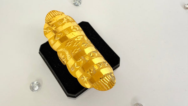 Bague en Or Jaune 21K Taille 63
