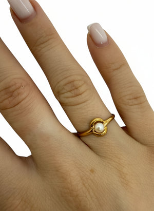 Bagues en Or Jaune 18K 1.07 Grs - Taille 51