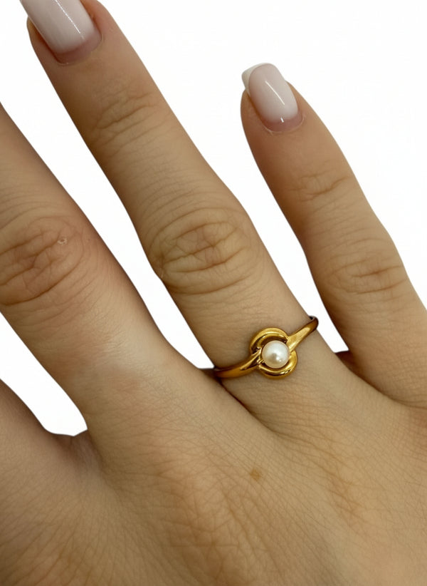 Bagues en Or Jaune 18K 1.07 Grs - Taille 51