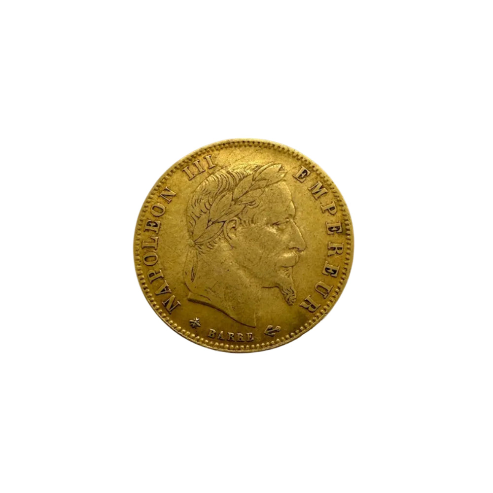Pièce rare 5 francs or Napoléon III