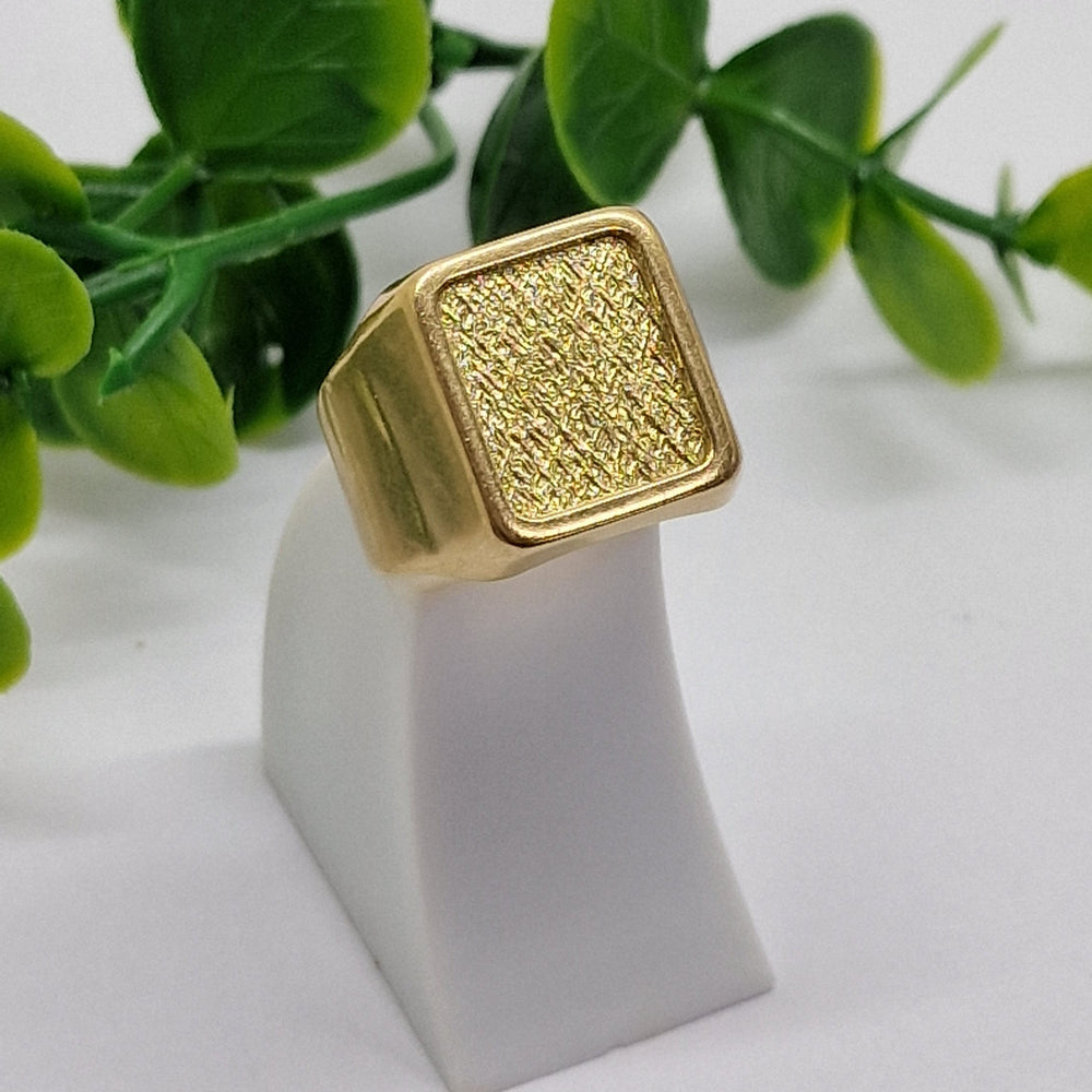 Bague Chevalière OR Jaune 750/1000 - Taille 61