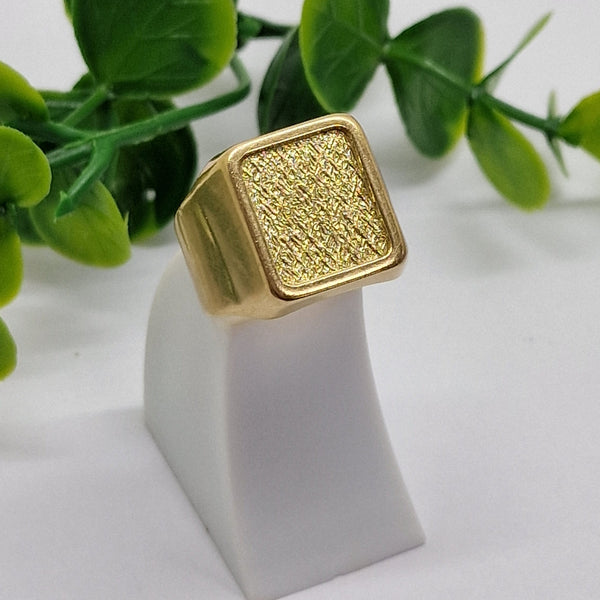 Bague Chevalière OR Jaune 750/1000 - Taille 61
