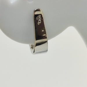 Boucles d'oreilles  en or blanc 18 carats Poids-5.66 Grs