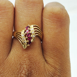 Bague en Or Jaune 18K - Taille 53