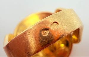 Bague Napoléon en Or Jaune 18k - 11.48g