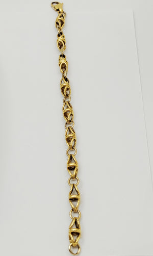 Bracelet Fantaisie en Or Jaune 18K 32.19 Grs