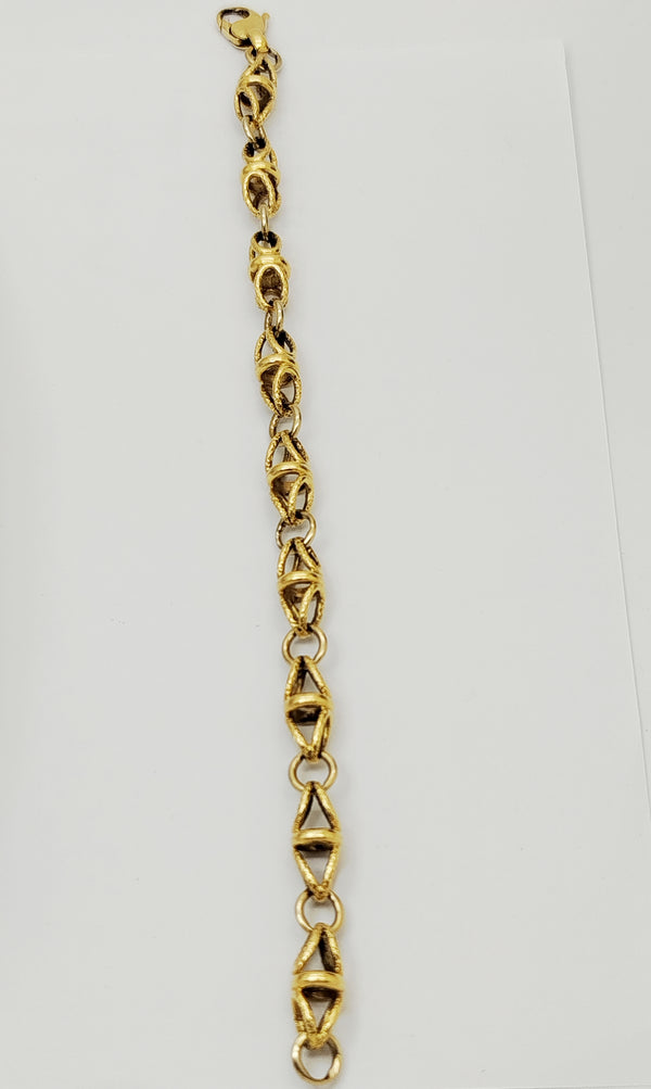 Bracelet Fantaisie en Or Jaune 18K 32.19 Grs