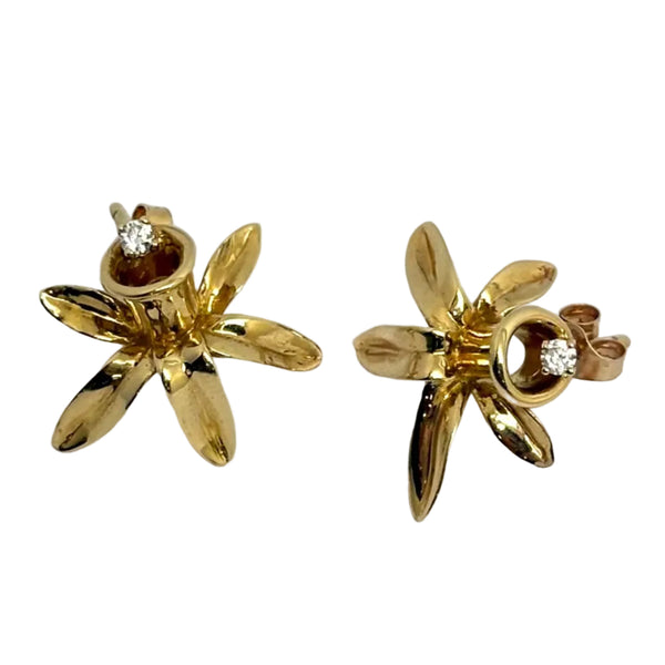 Boucles d'oreilles Or Jaune 18K - 3.63Grs