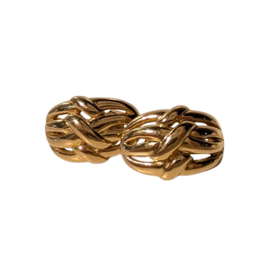 Boucles d'oreilles en Or Jaune 18K 3.71 Grs