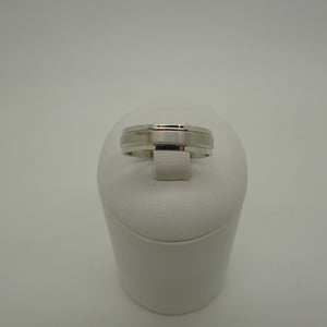 Bague Alliance en Or Blanc 18 K - Taille 56