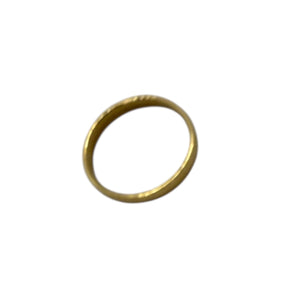 Bague Alliance en Or Jaune 18 K Taille 63 - 3.61 G