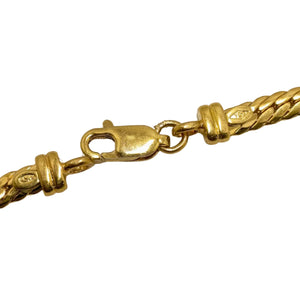 Collier Matinée Serpent en Or Jaune et Or Gris 18 Carats