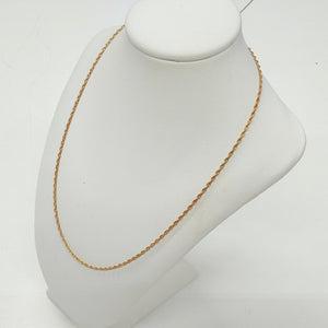Collier Chaîne Torsadé Or Jaune 18k