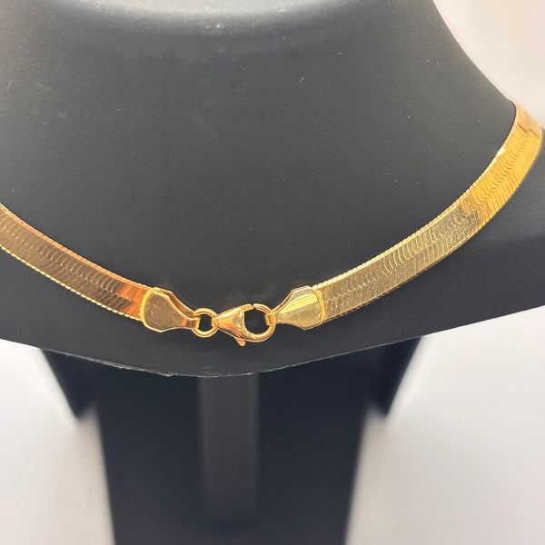 Collier ras du cou en or jaune 18K 10.95 Grs