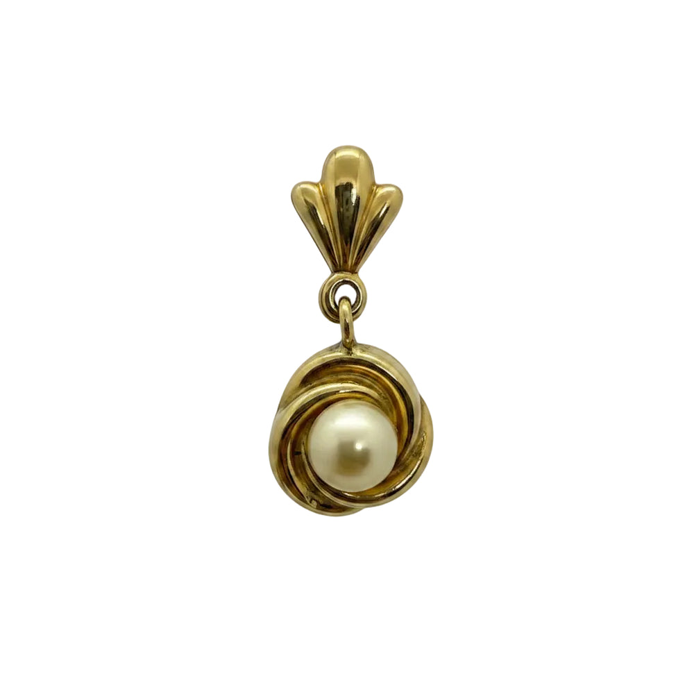 Boucles d'oreilles pendantes en or 18 carats