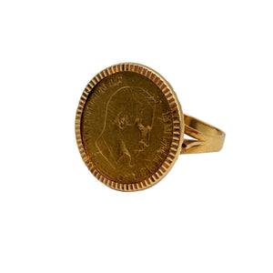 Superbe Bague en Or Jaune 22 K - Taille 55 -  7.64 G