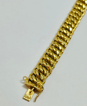 Bracelet en or jaune 18k - 13.30 G