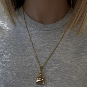 Pendentif Solitaire Or Jaune 18K 14.94 Grs
