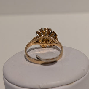 Bague en Or Jaune et Or Gris 18K - Taille 52 - 3.39G
