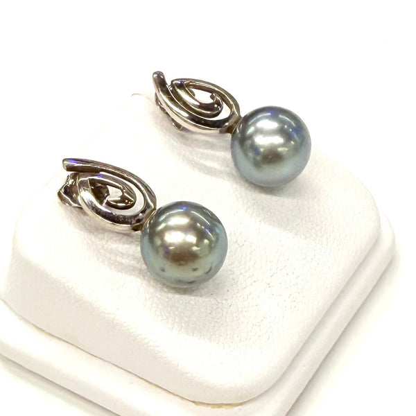 Boucles d'oreilles en Or Blanc 18k - 3.68g