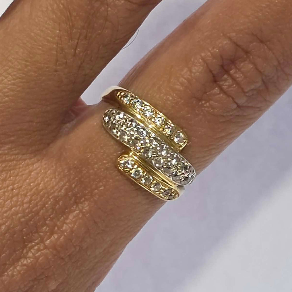 Bague en Or 18k avec Oxyde de Zirconium