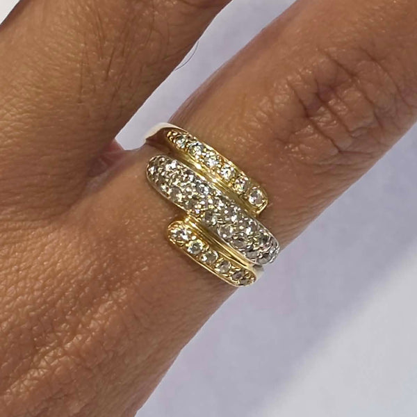 Bague en Or 18k avec Oxyde de Zirconium