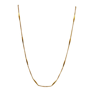 Collier Chaine Or Jaune 18 Carats Fantaisie