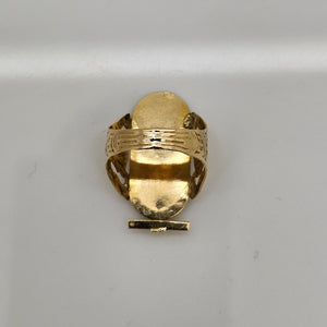 Bague Ancienne en Or Jaune 18K - 3.95G - Taille 54