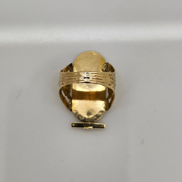 Bague Ancienne en Or Jaune 18K - 3.95G - Taille 54
