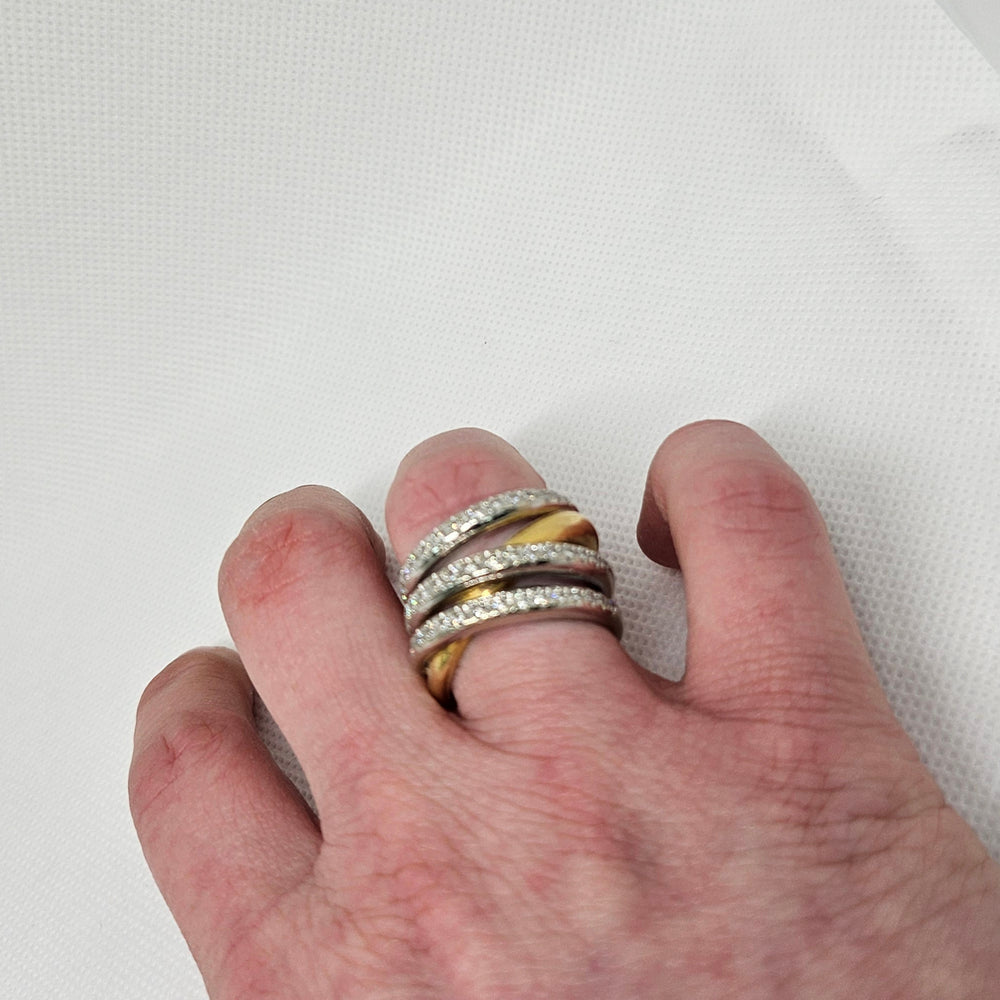Bague en Or 18K et diamants T.55
