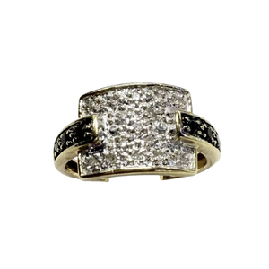 Bague 2ors avec Diamants et Saphirs