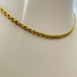 Collier Ras du Cou en Or Jaune 18 K - 11.68 Grs