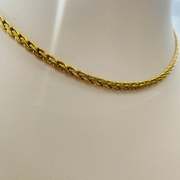 Collier Ras du Cou en Or Jaune 18 K - 11.68 Grs