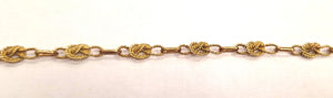 Bracelet Maillon Or Jaune 18K Nœuds Marins