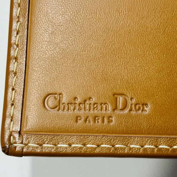 Portefeuille Christian Dior Beige & Marron