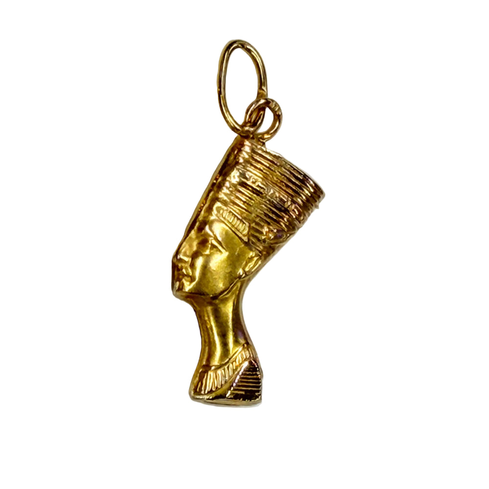 Pendentif Nefertiti en Or Jaune 18k
