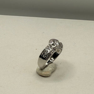 Bague en or blanc 18K Taille-56