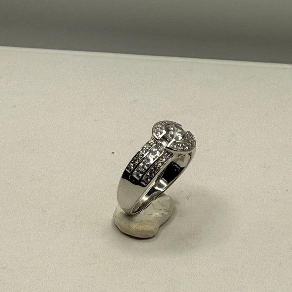 Bague en or blanc 18K Taille-56