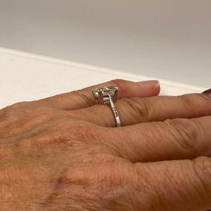 Bague en Or Blanc 18 Carats - Taille 55