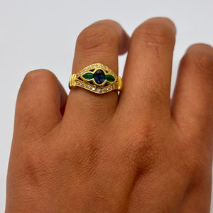 Bague en or jaune 18K Taille-54