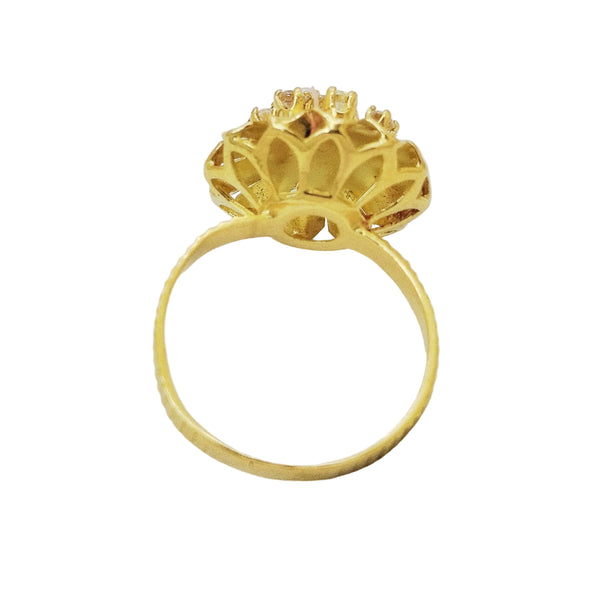 Bague Chou en Or Jaune 18k - 4.01 G