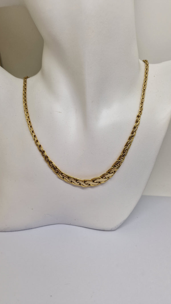 Collier Princesse en Or Jaune 18K 12.94 Grs